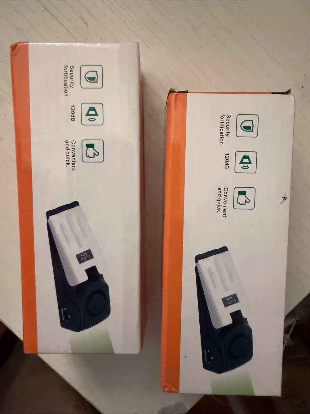 Pair of Portable Door/Window Wedge Alarms- NWT